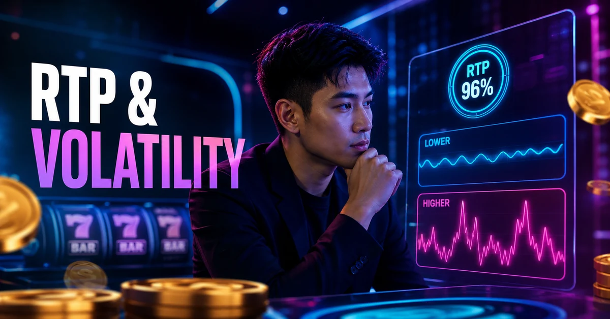 Filipino beginner comparing RTP and lower versus higher slot volatility
